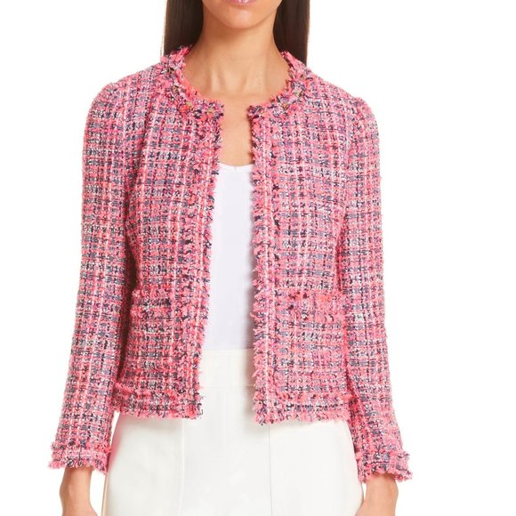 NWT Kate Spade Stud Trim Tweed Jacket